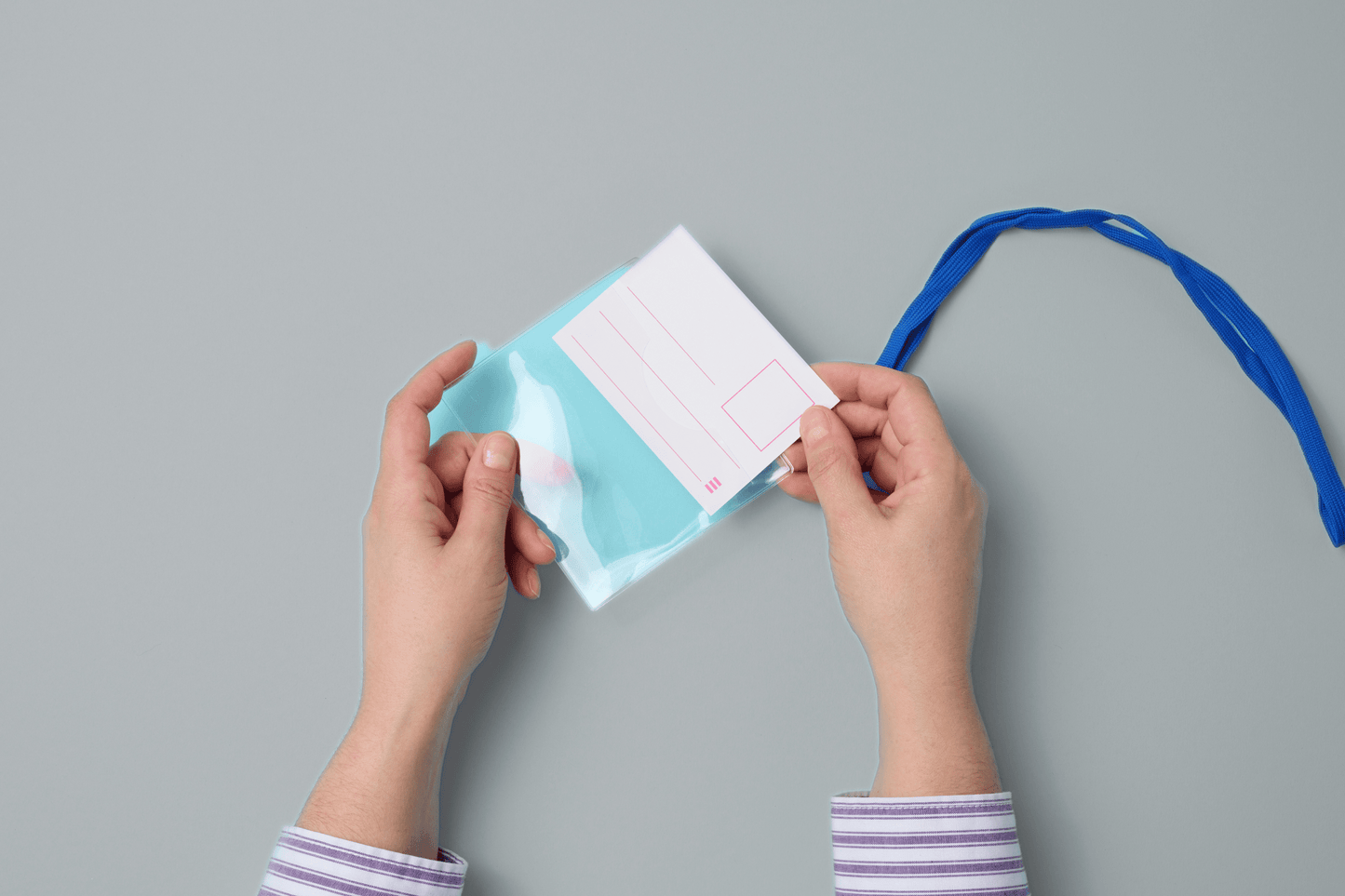 Lanyard Pouches for Business Cards in Stock Accessories JM Band®