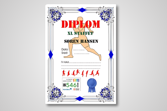 A photo of Participation Diploma from JM Band®. Purchase Race number in high quality here.