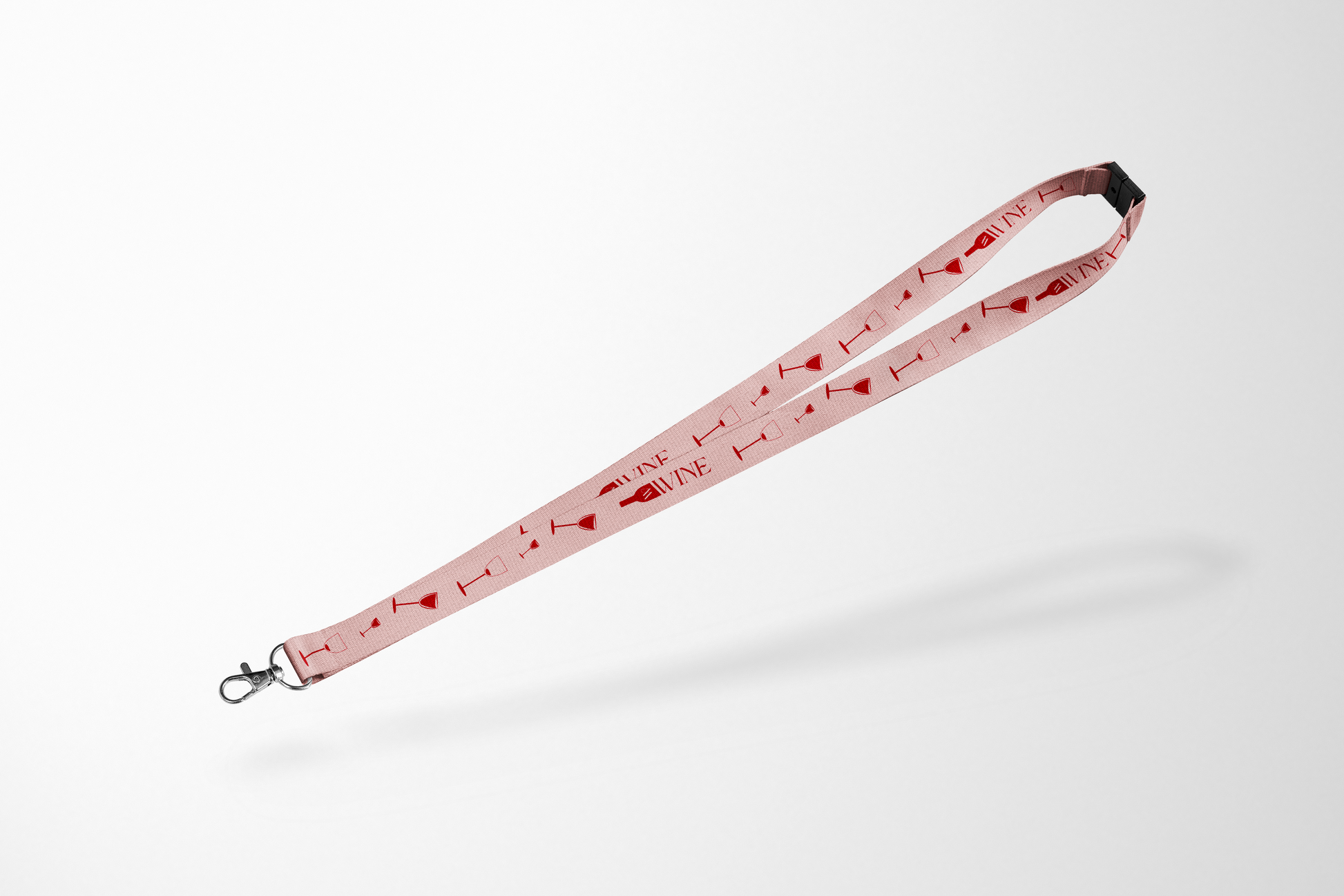 A photo of Rough Lanyard with Print from JM Band®. Purchase Lanyards with No Accessories here.