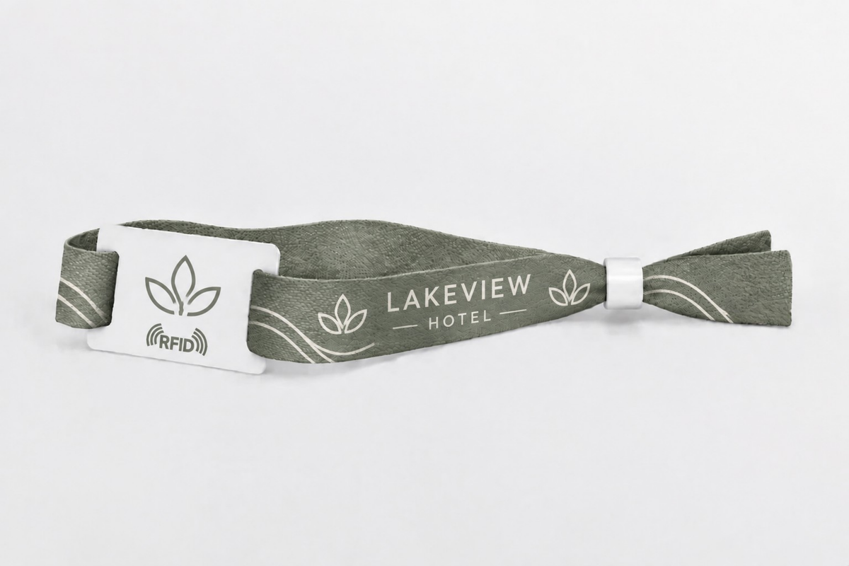 RFID Cotton Wristbands with Print