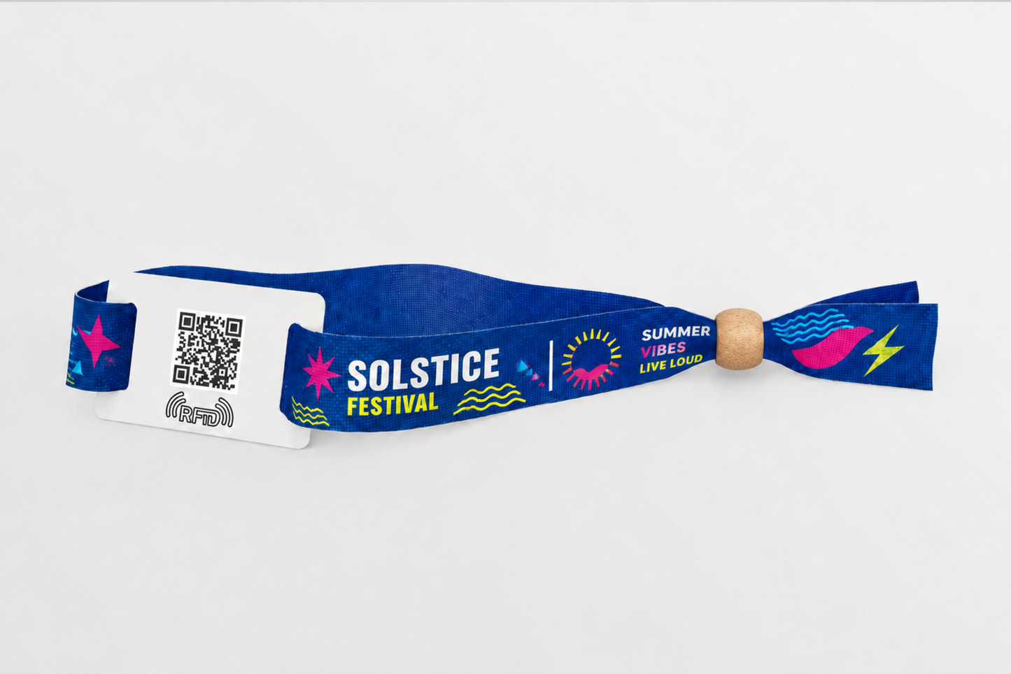 RFID Fabric Wristbands with Print