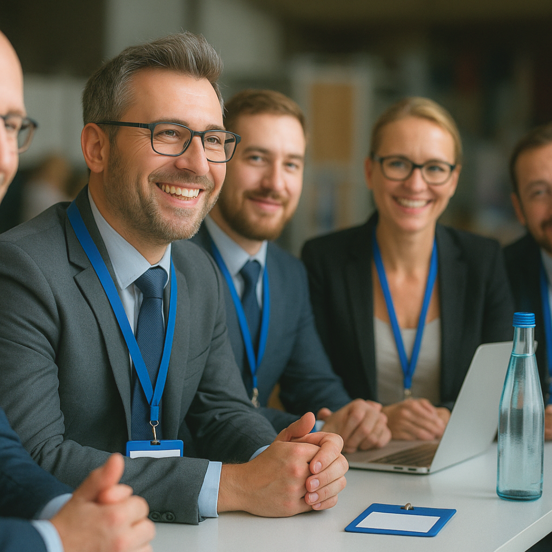 A photo of Rough Lanyard with Print from JM Band®. Purchase Lanyards with Quick-Release here.