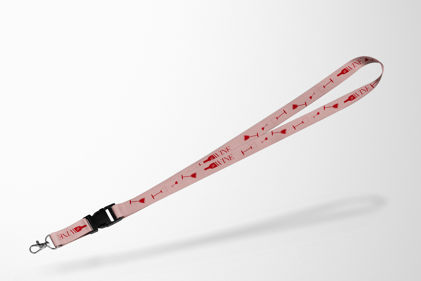A photo of Rough Lanyard with Print from JM Band®. Purchase Lanyards with Quick-Release + Breakaway here.