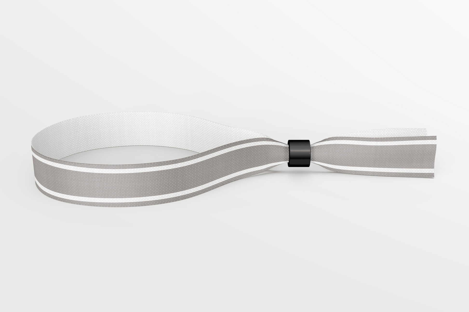 Fabric Wristbands in Stock Fabric Wristbands JM Band® 50 Gray
