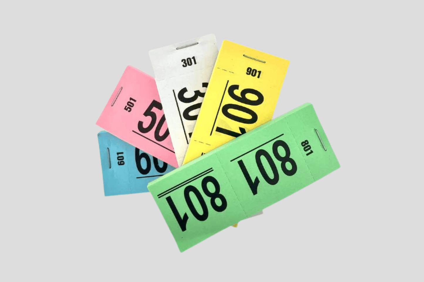 Cloakroom Ticket Booklets Tickets JM Band EU