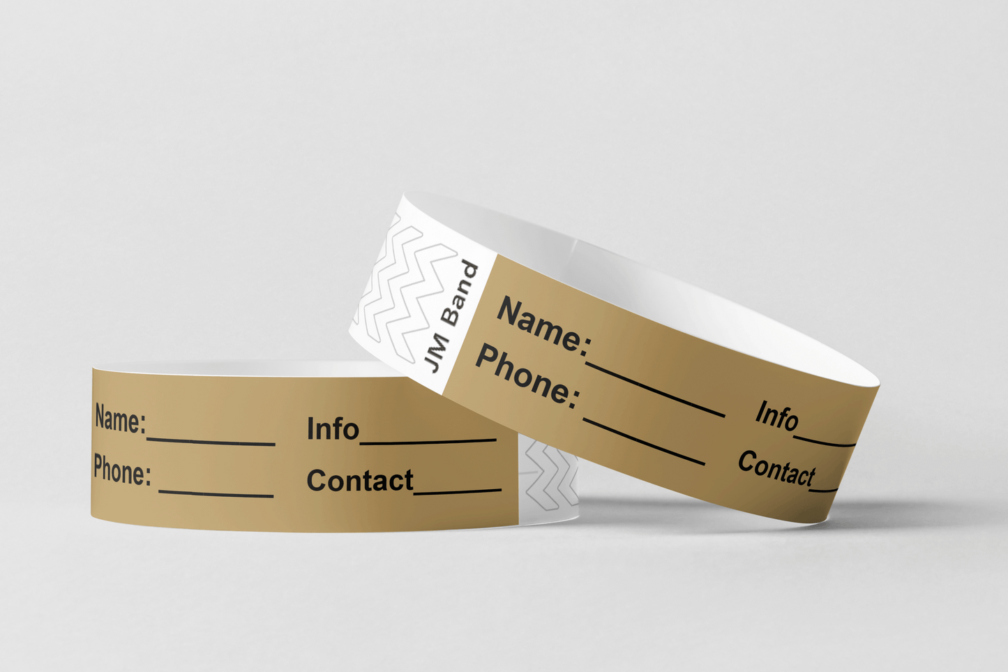 ID Paper Wristbands Paper wristbands JM Band® 10 Bronze