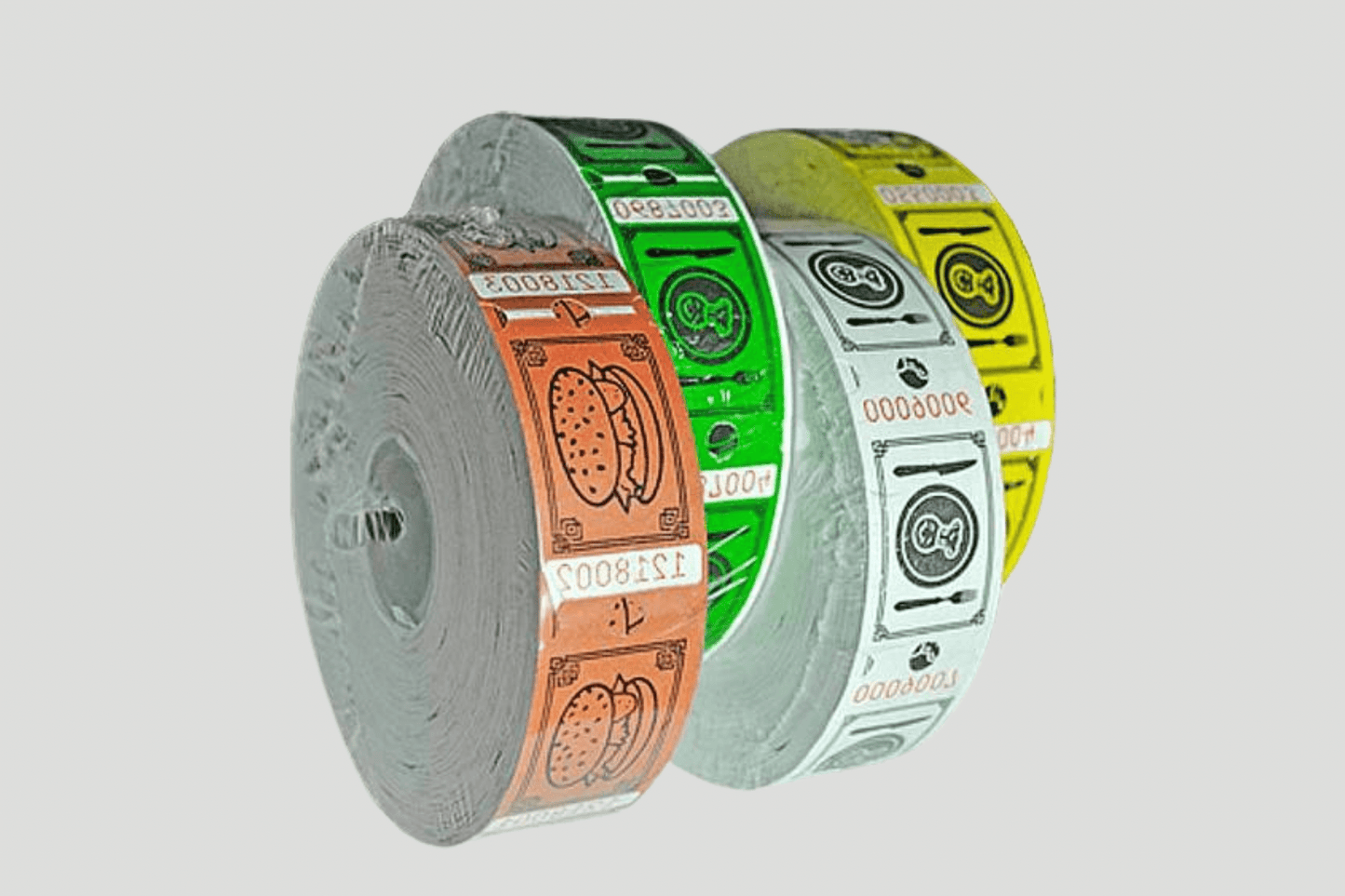 Food Tickets Roll 1000 X 1 Tickets JM Band®