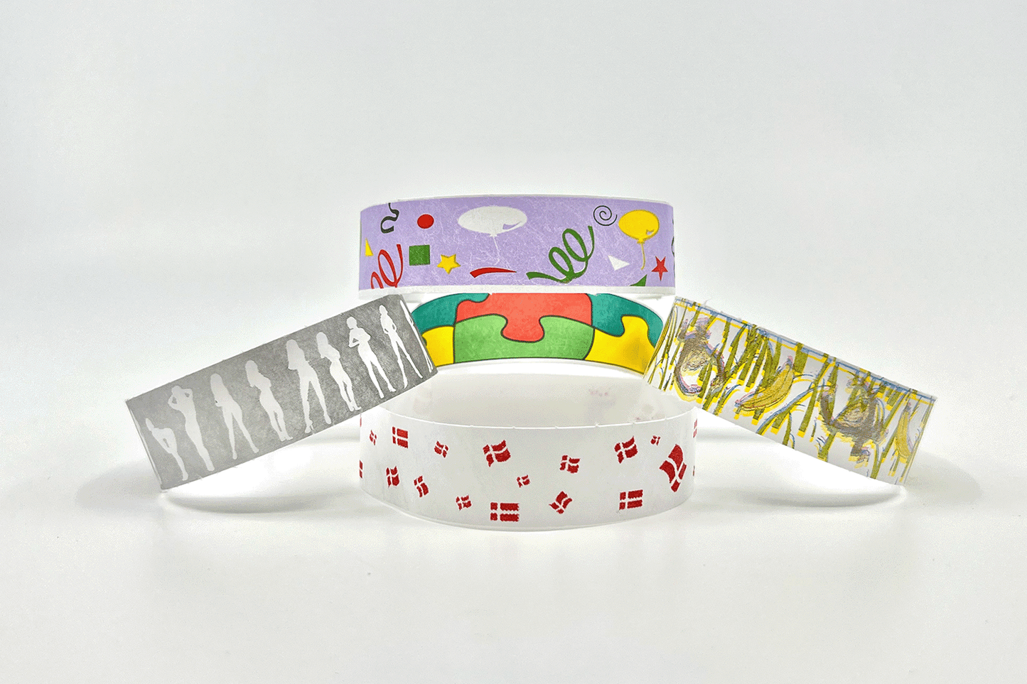 Paper Wristbands - Pre-Printed Paper wristbands JM Band EU