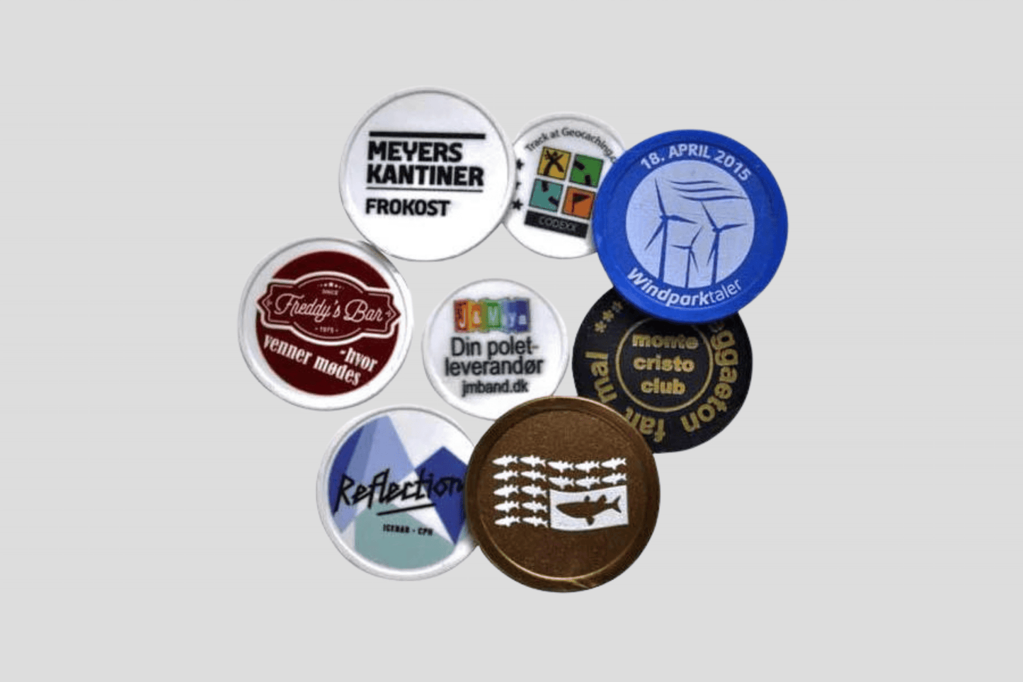 Printed Plastic Tokens Tokens JM Band®