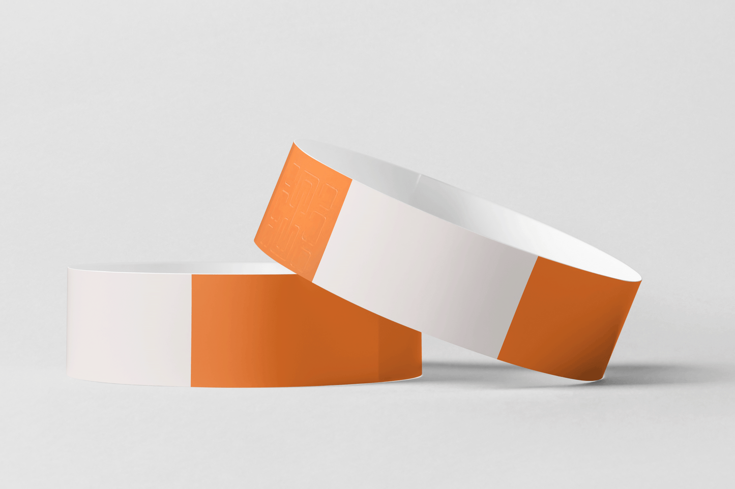 Thermal Wristbands in Roll Vinyl Wristbands JM Band® 1 Orange