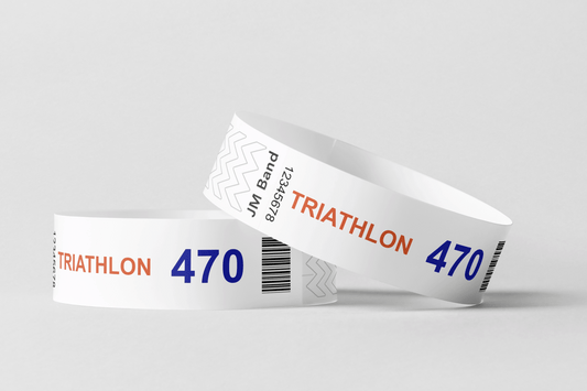 Bib Number Wristbands Paper wristbands JM Band®