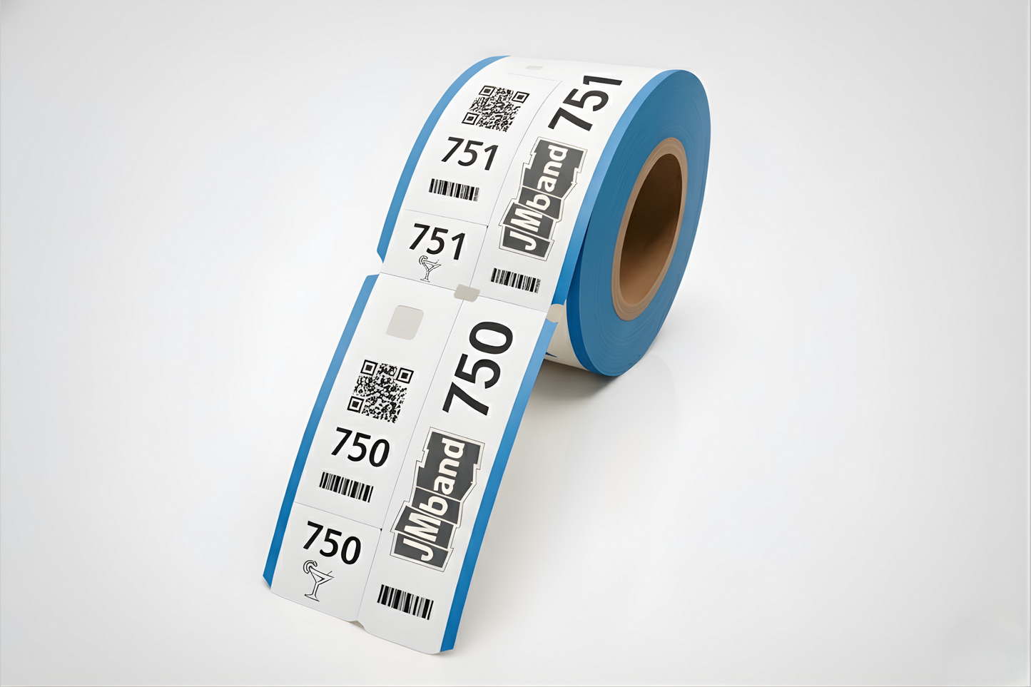 3-Part Cloakroom Tickets with Print