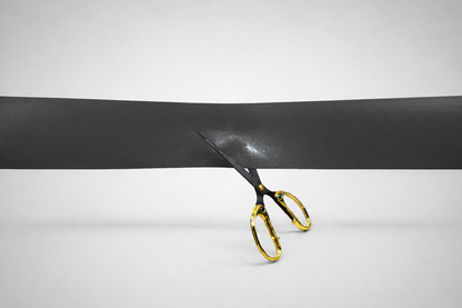 Black coloured inauguration ribbons without print from JM Band®.