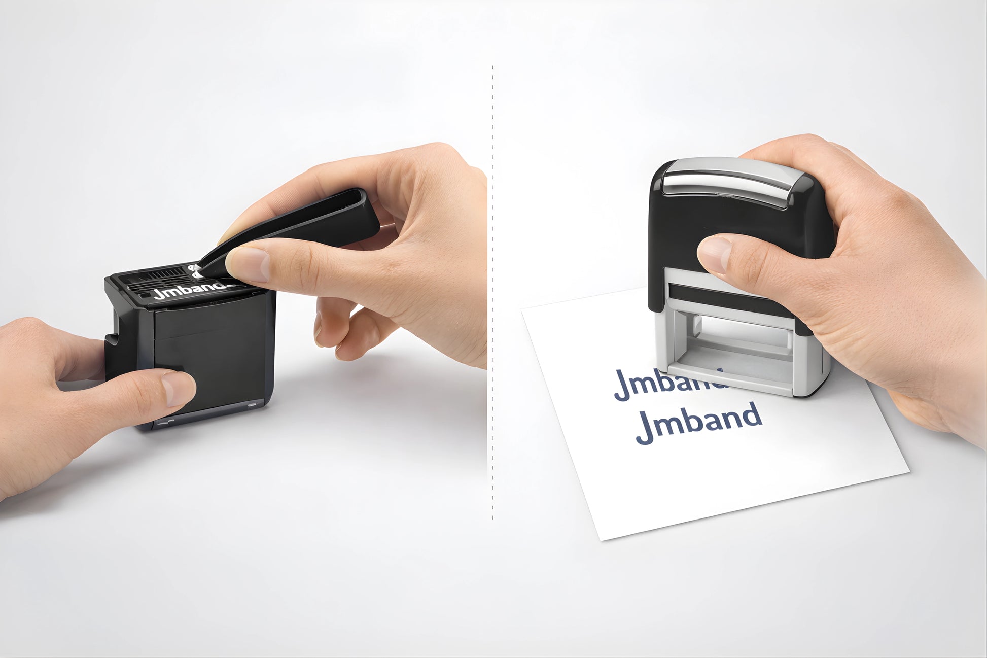 DIY stamp tool for personalized crafting and embossing.