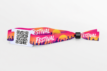 Fabric QR Code Wristbands