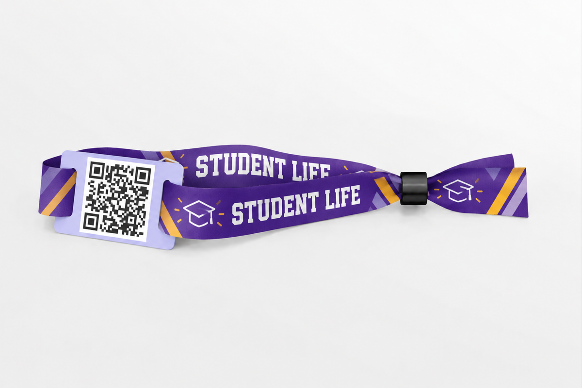 Fabric QR Code Wristbands
