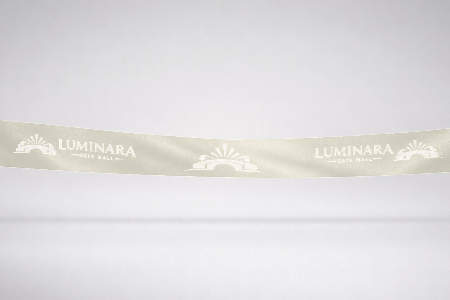 Inauguration Ribbon ECO Satin with Print