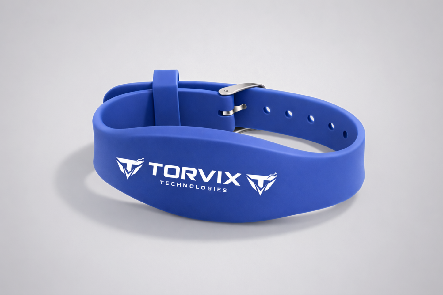 Blue NFC silicone wristband JM11 from JM Band®.