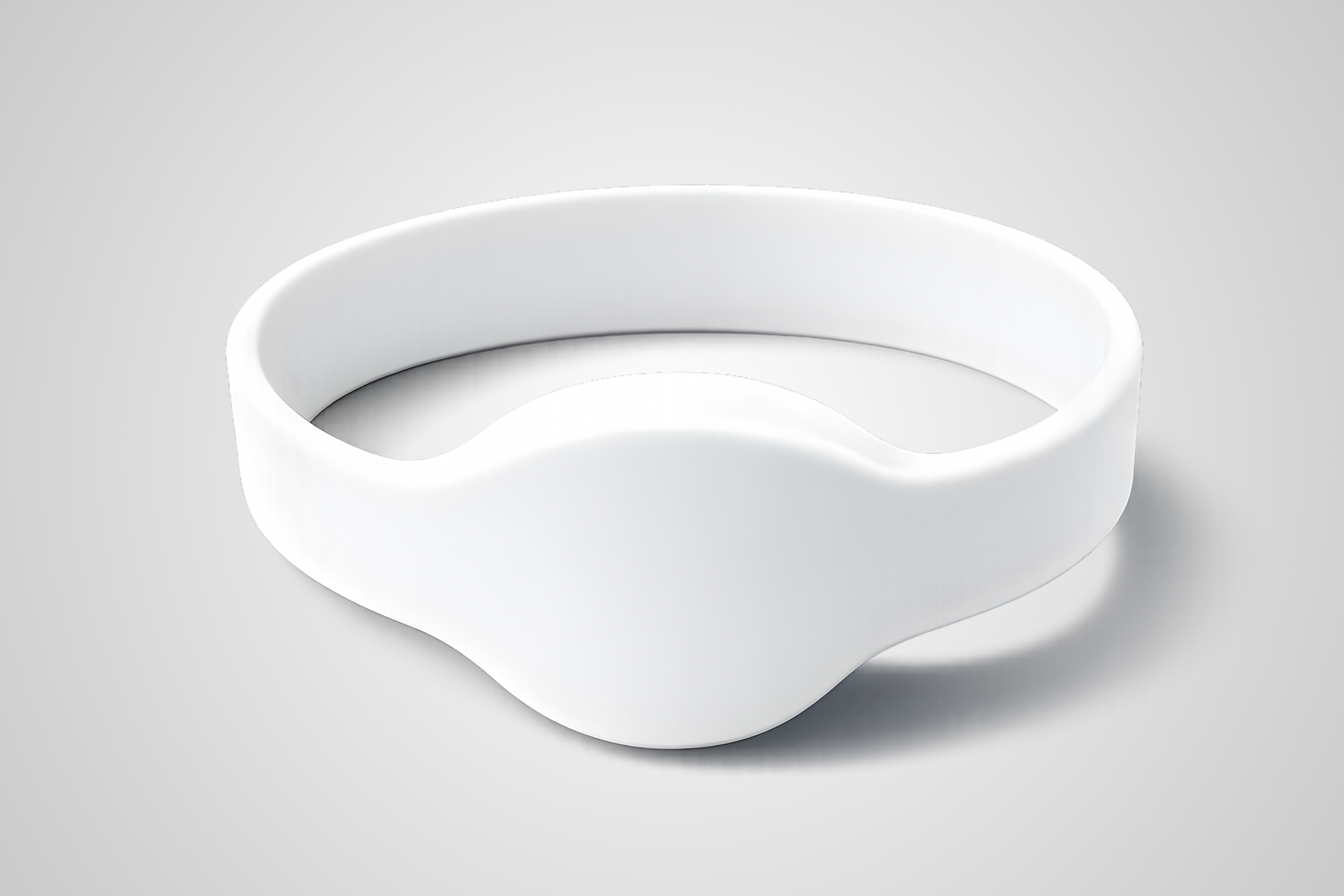 White label NFC silicone wristband model JM01 from JM Band®.
