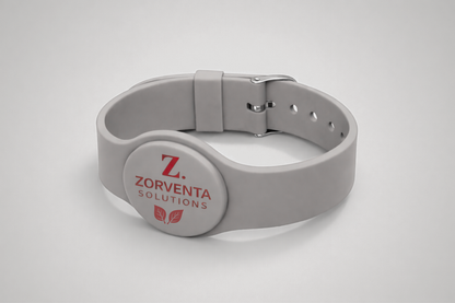 NFC silicone wristband with print from JM Band®.