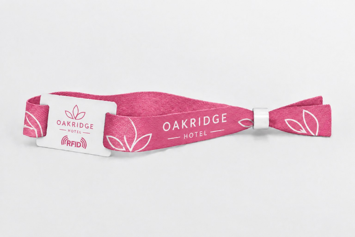RFID Cotton Wristbands with Print