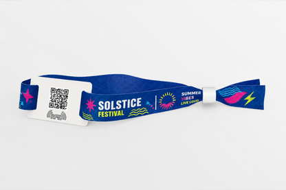 RFID Festival wristbands with print for easy access control