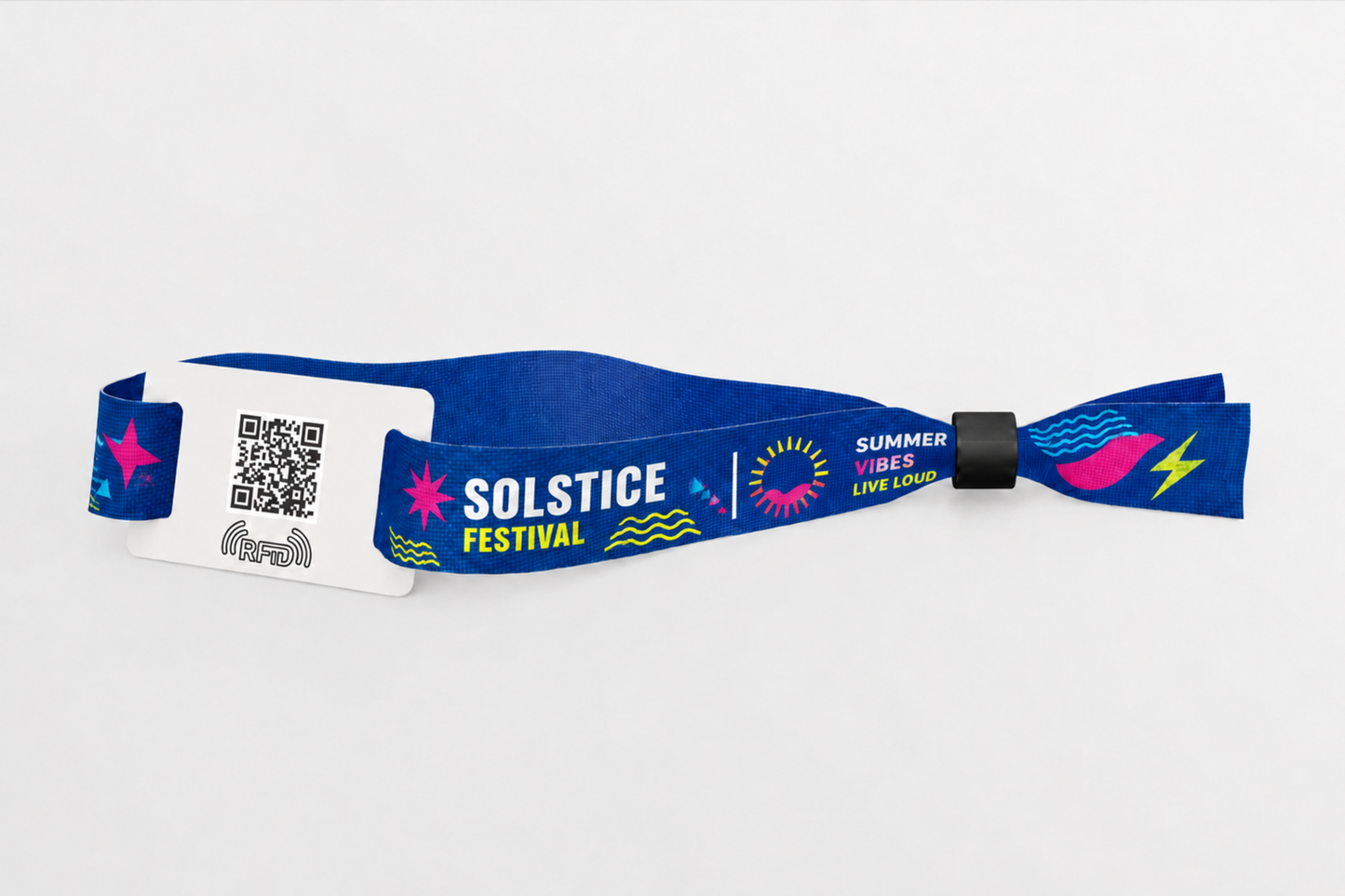 RFID Fabric Wristbands with Print