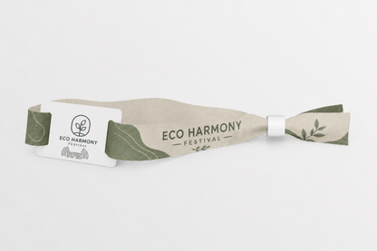 RFID rPET Fabric Wristbands with Print