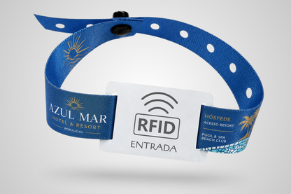 RFID Festival wristbands with loop lock 