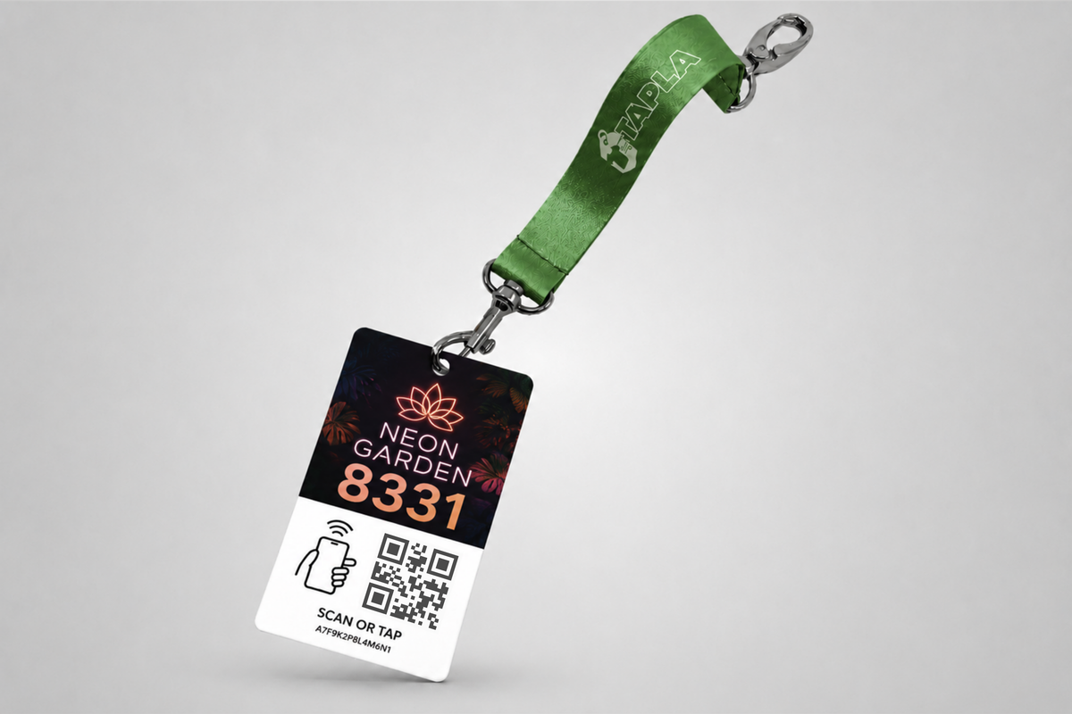 Tapla Tags with print