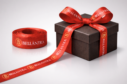 rPET fabric gift ribbon with colour print from JM Band®.
