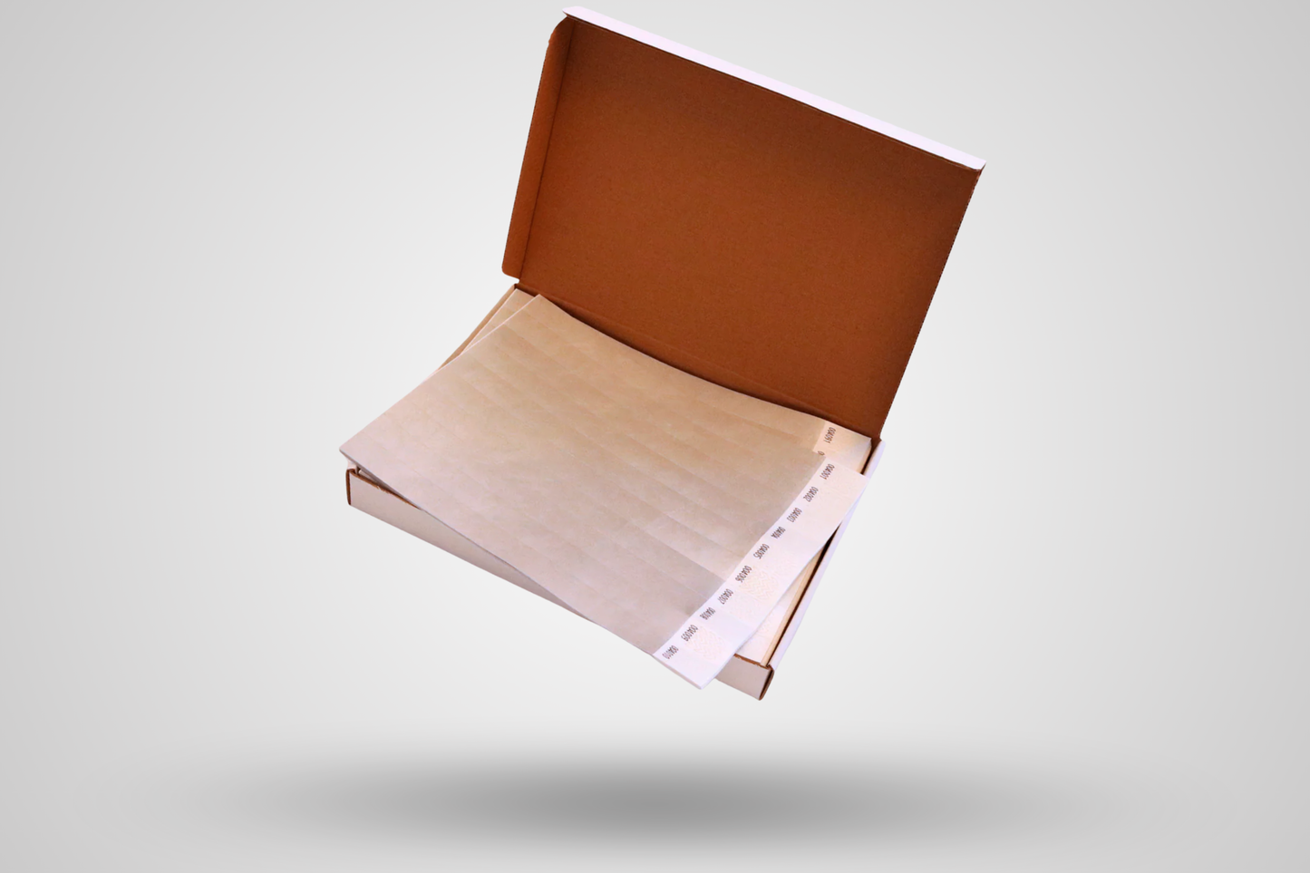 Paper Wristbands Box Of 1000 - Plain Stock